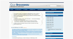 Desktop Screenshot of guy-brousseau.com