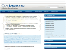 Tablet Screenshot of guy-brousseau.com